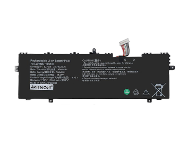 原廠AolsteCell 527076筆電電池