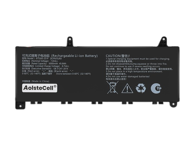 原廠AolsteCell 875583-2S筆電電池