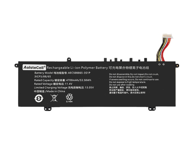原廠AolsteCell AEC58865-3S1P筆電電池