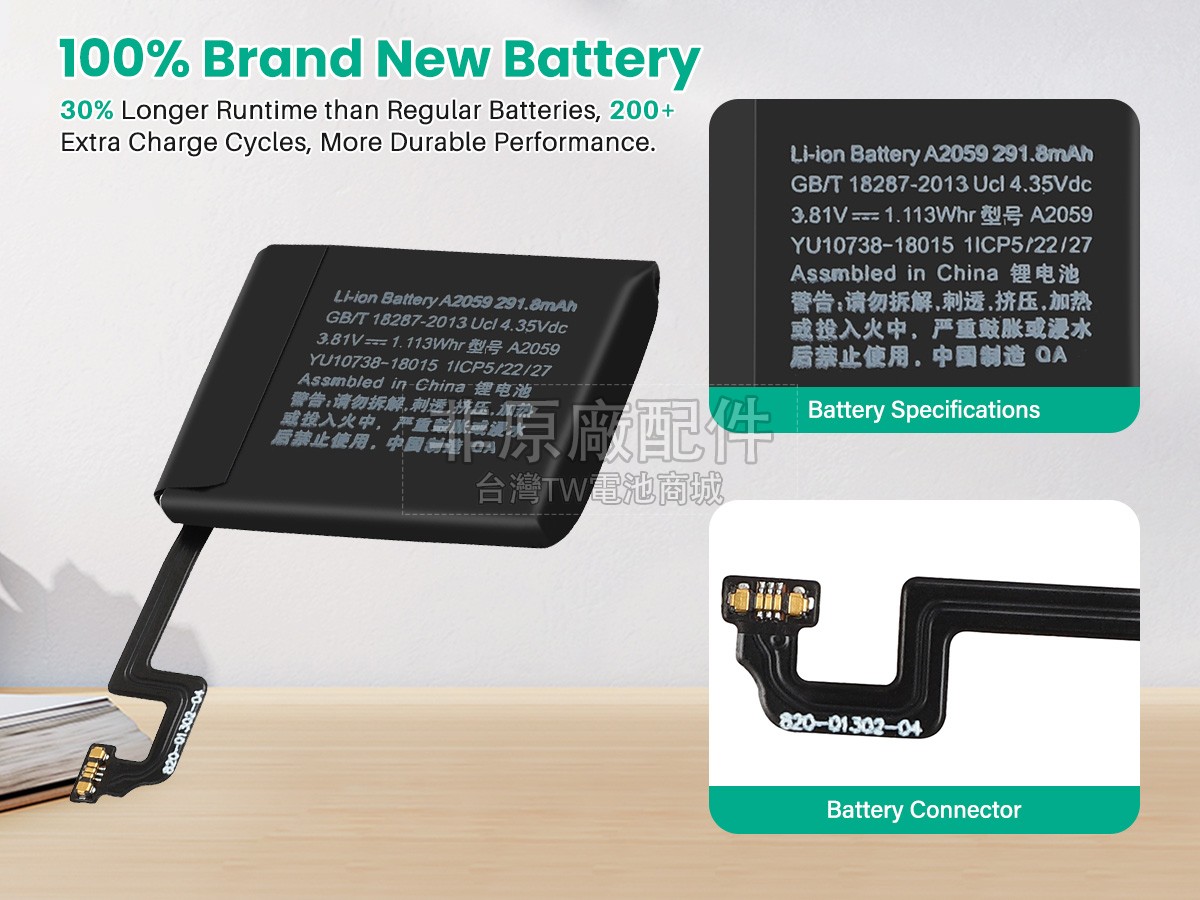 Apple A2008 EMC 3228副廠電池