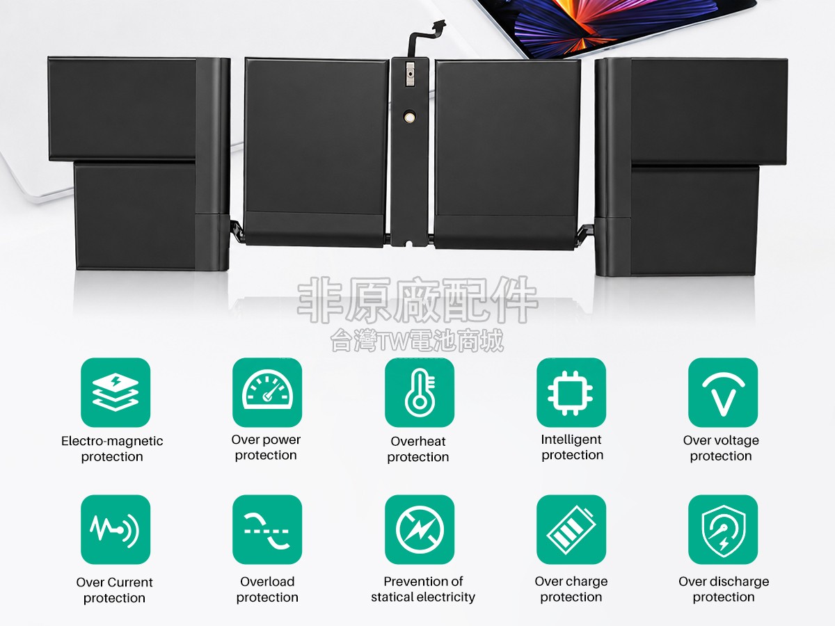 Apple MacBook Pro M3 MAX 16 CPU 40 GPU 14-inch A2992副廠電池