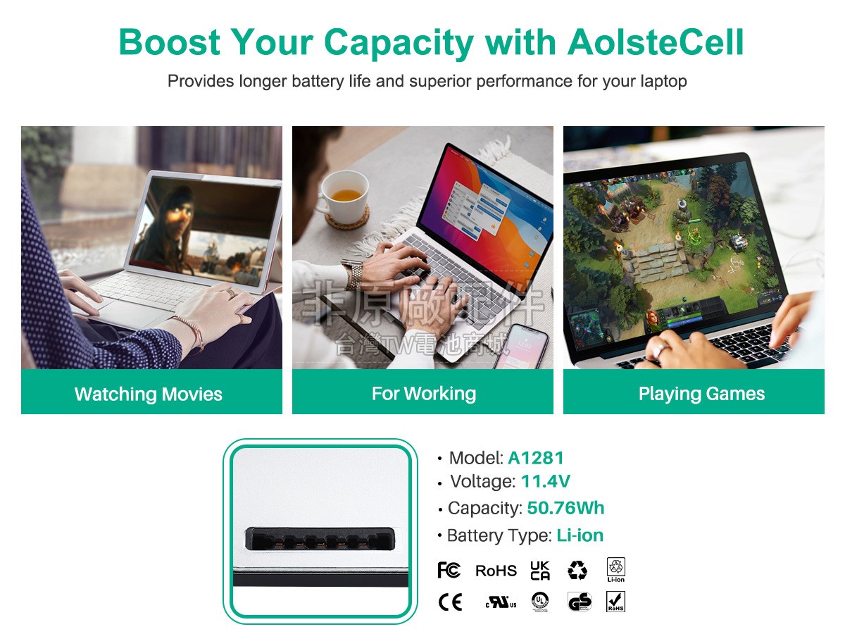 Apple MC026LL/A副廠電池