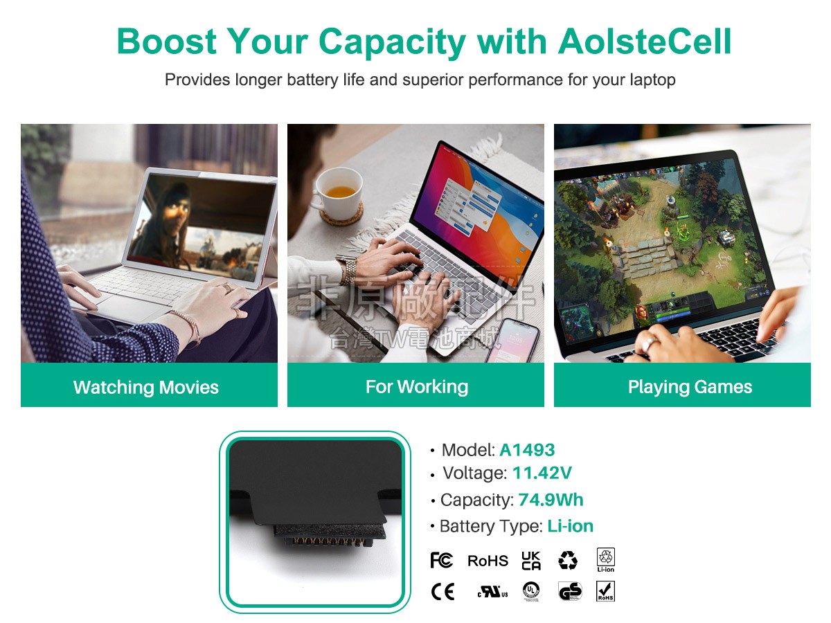 Apple ME867副廠電池