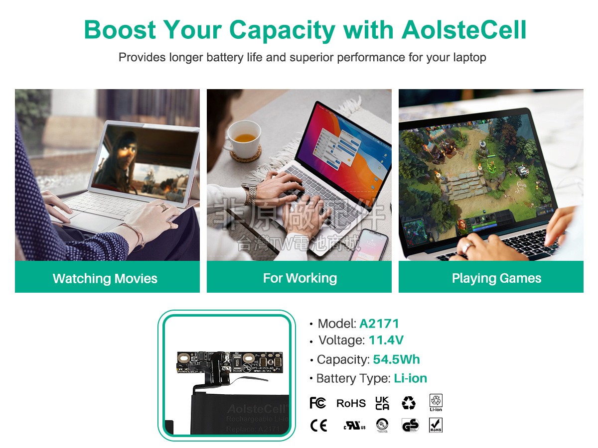 Apple A2171副廠電池