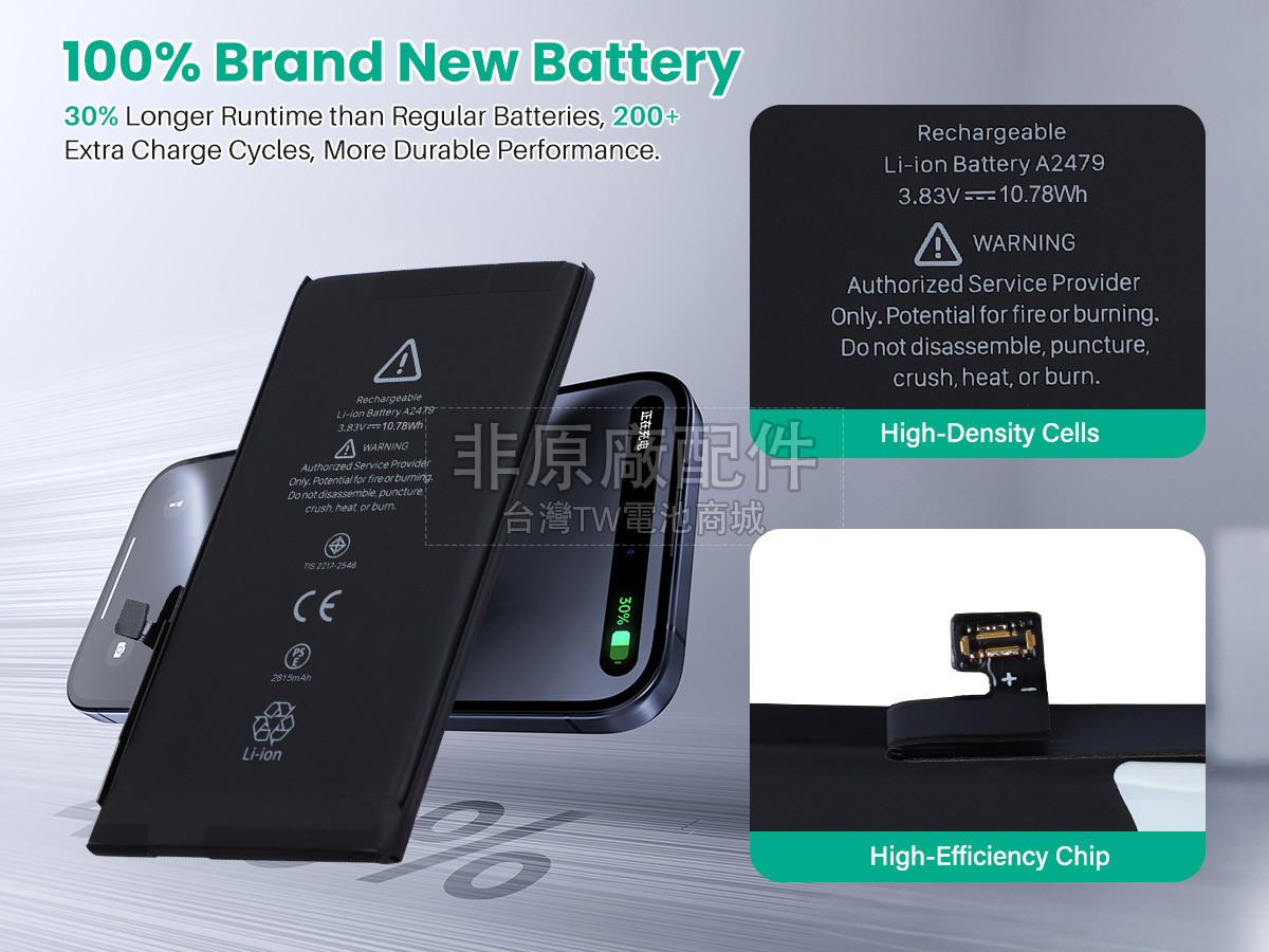 Apple MGM83VC/A副廠電池