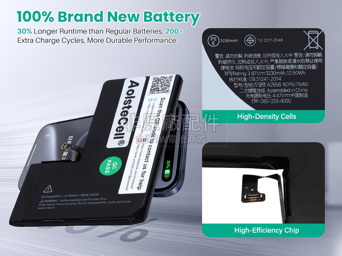 Apple IPHONE 13 PRO副廠電池