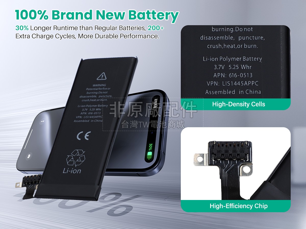 Apple MD127副廠電池