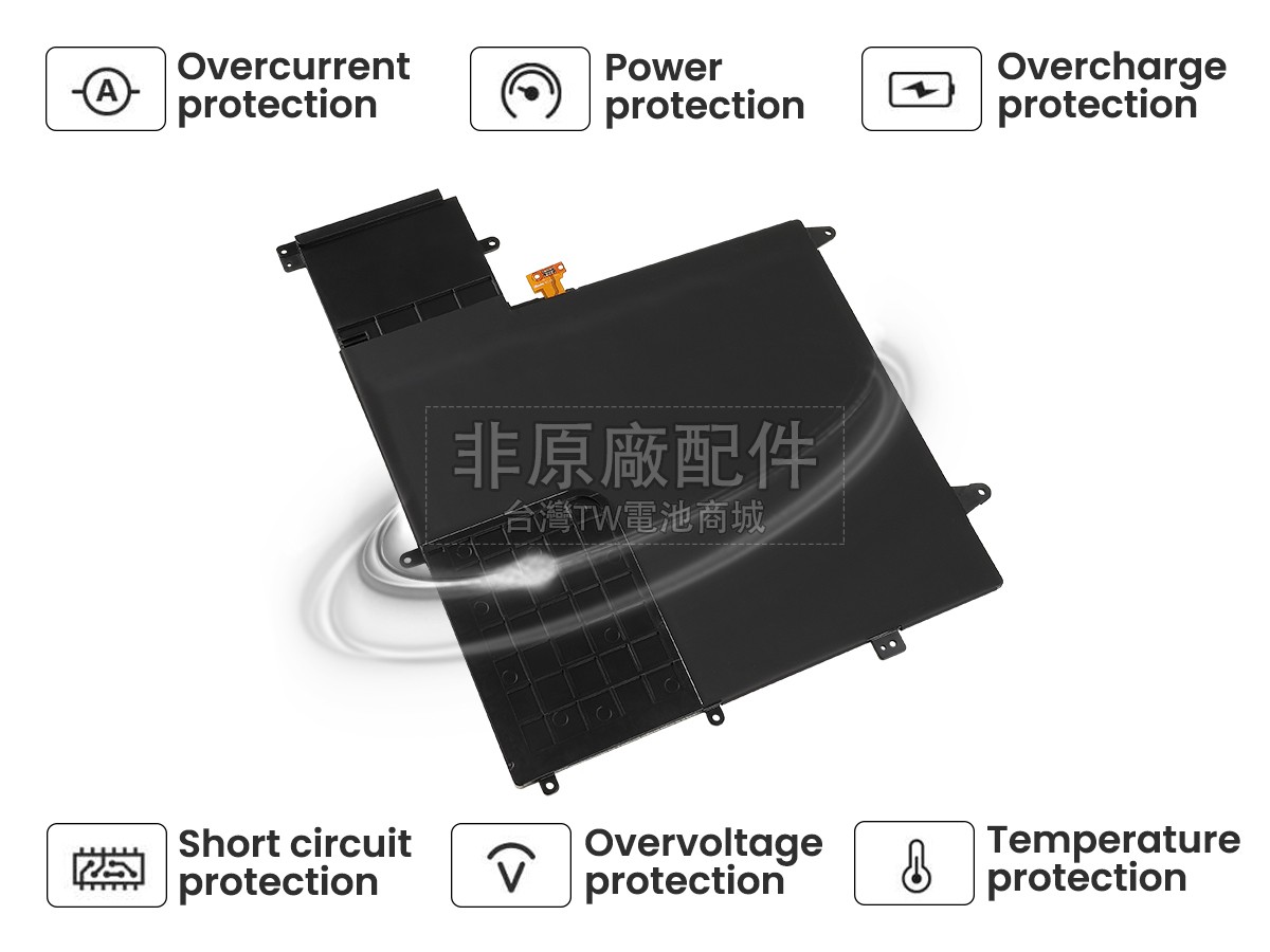 Asus C21N1706副廠電池
