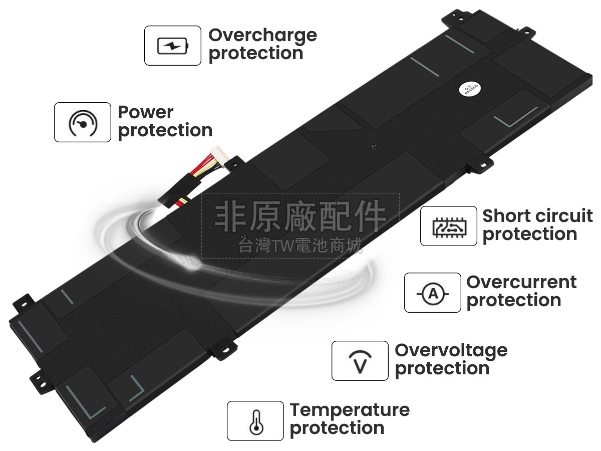 Asus EXPERTBook P5 P5440FA-0561A8265U副廠電池
