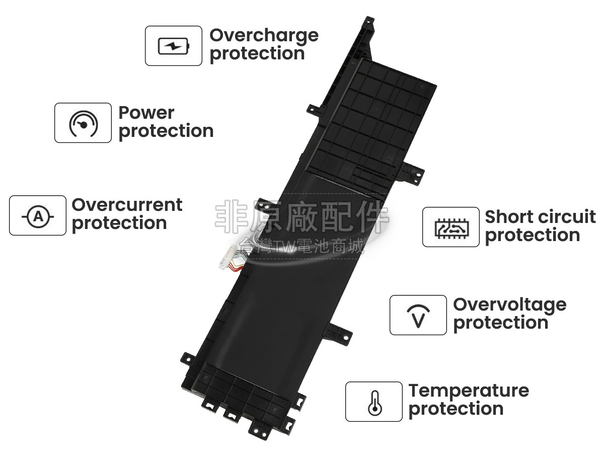 Asus ProART STUDIOBook Pro X W730G2T副廠電池