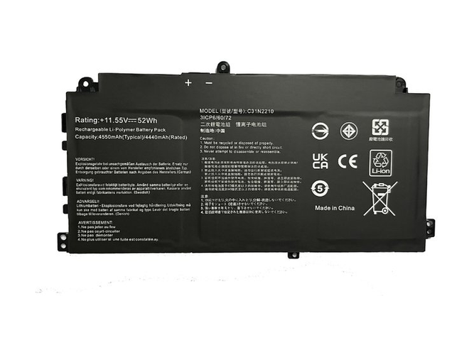 原廠Asus B2502F筆電電池