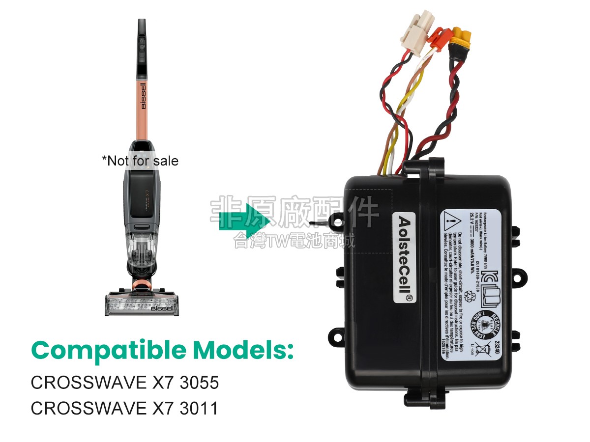 Bissell BW22C0802071副廠電池