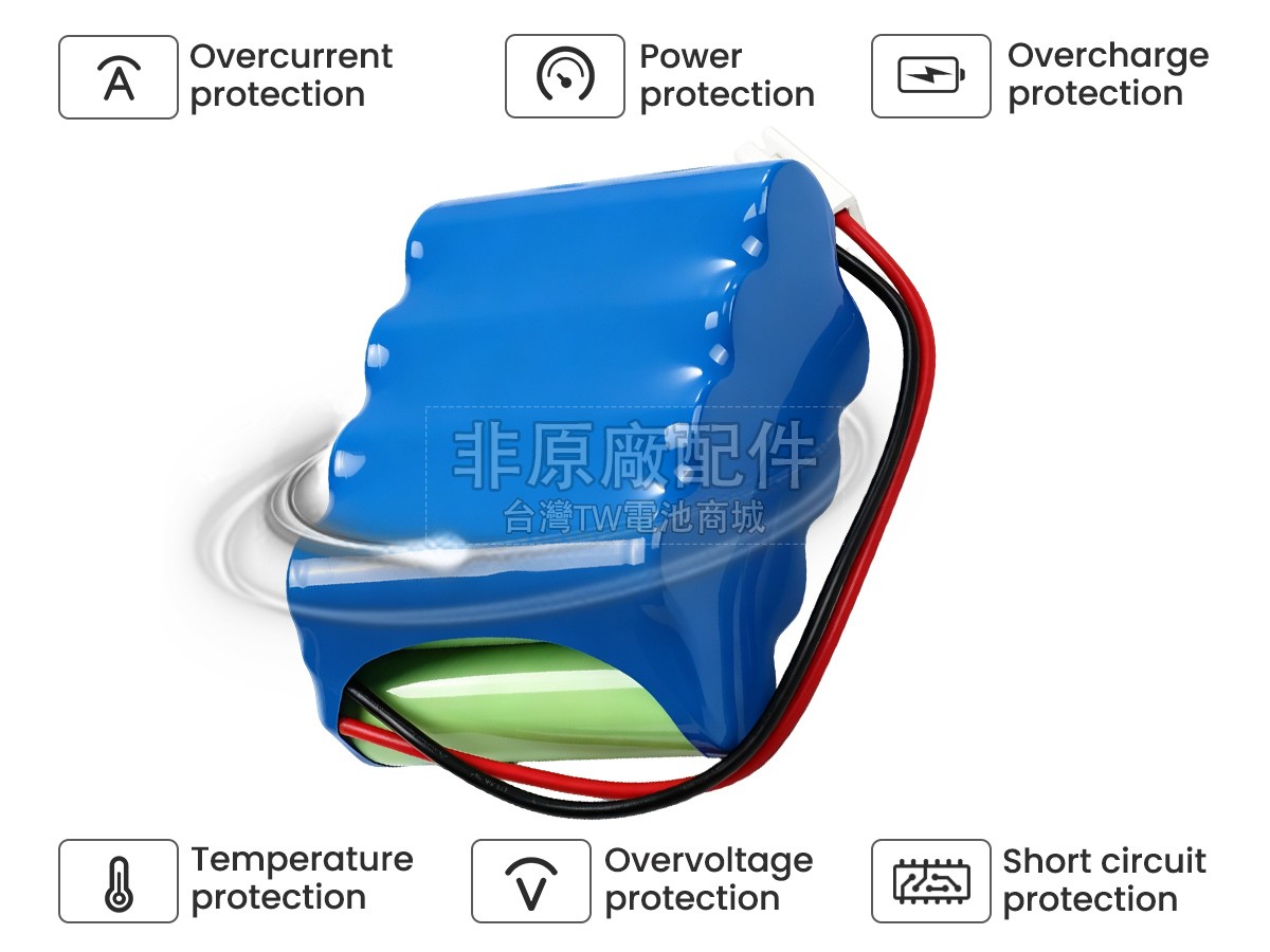 Cardioline 80409002副廠電池