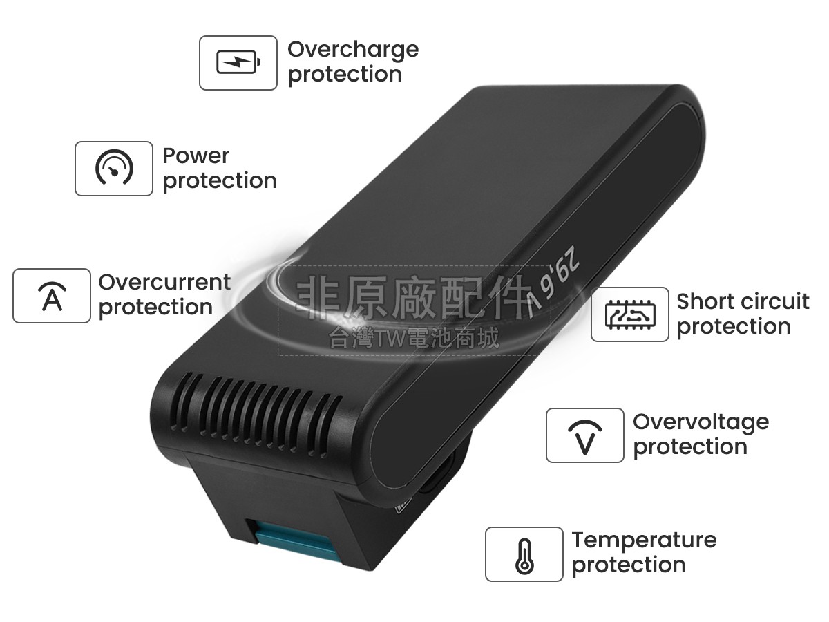 Cecotec ROCKSTAR 1700 X-TREME副廠電池