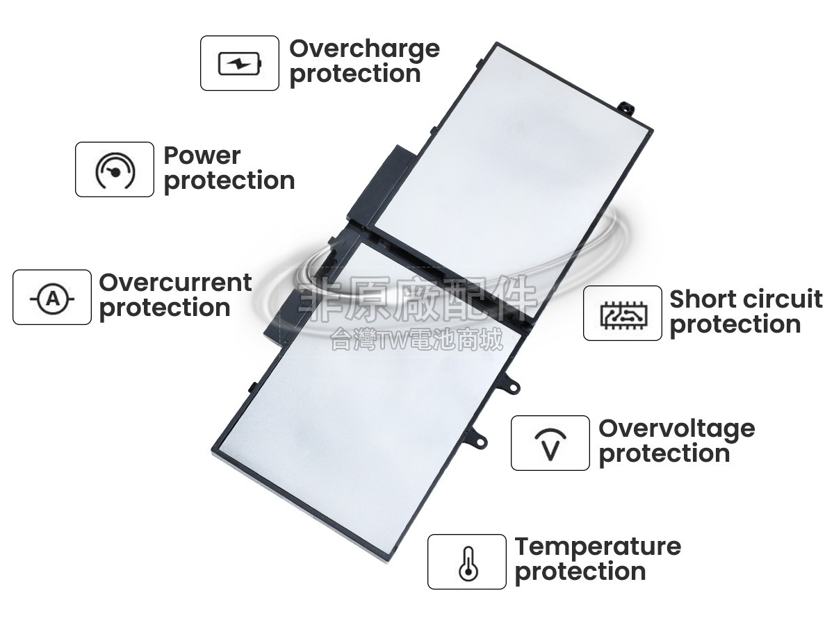Dell 3HWPP副廠電池