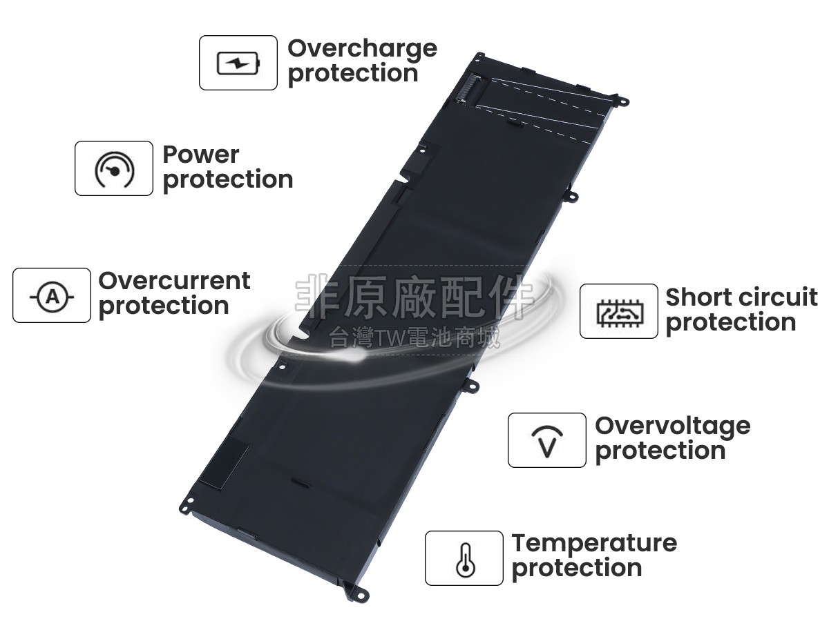 Dell 8FCTC副廠電池