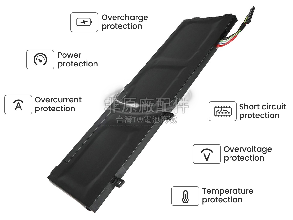 Dell P102F003副廠電池