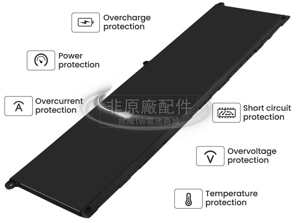 Dell Inspiron 15 3520 P112F副廠電池