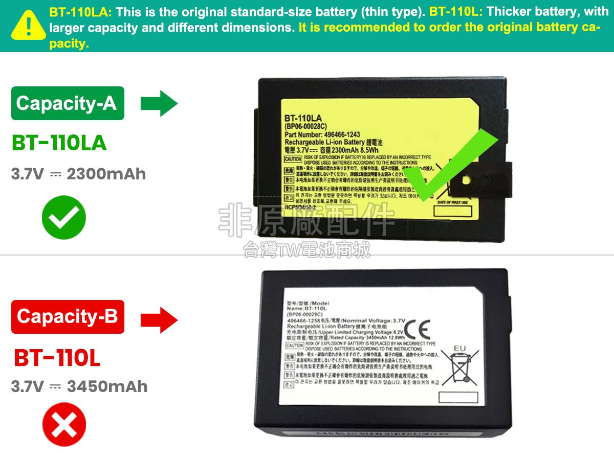 DENSO BHT-1100-CE副廠電池