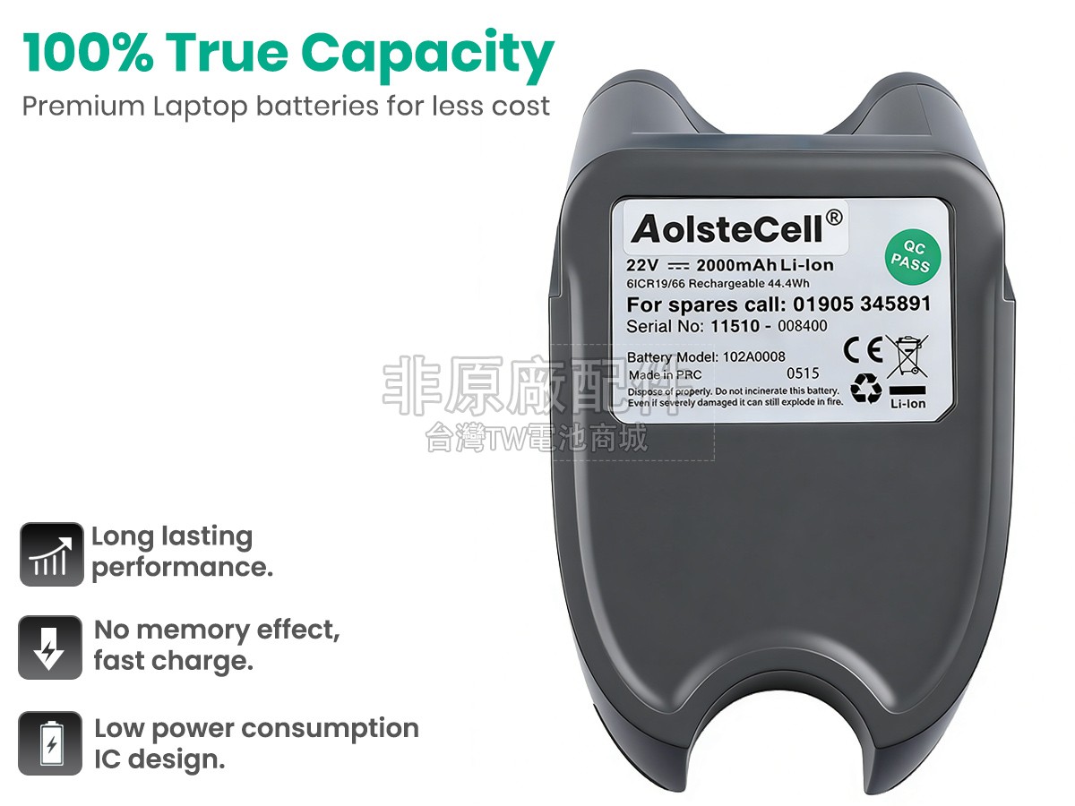 Gtech 102A0008副廠電池