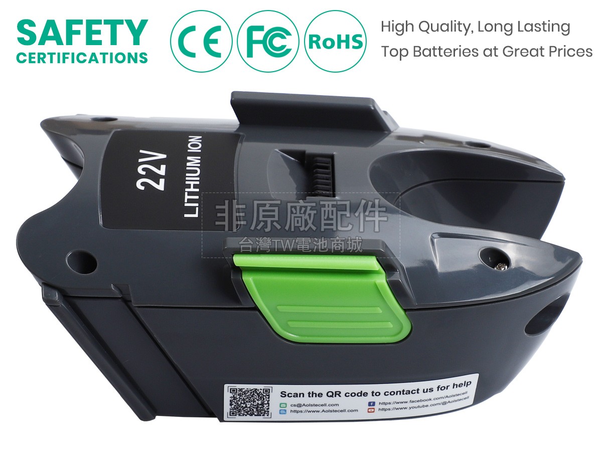 Gtech POWER FLOOR MK1 K9副廠電池
