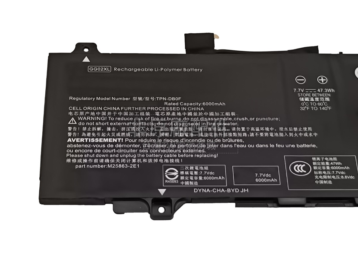 HP GG02047XL-PL副廠電池