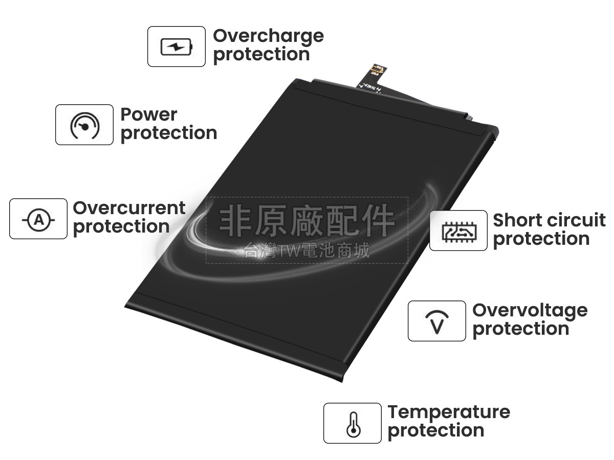 Huawei HB356687ECW副廠電池