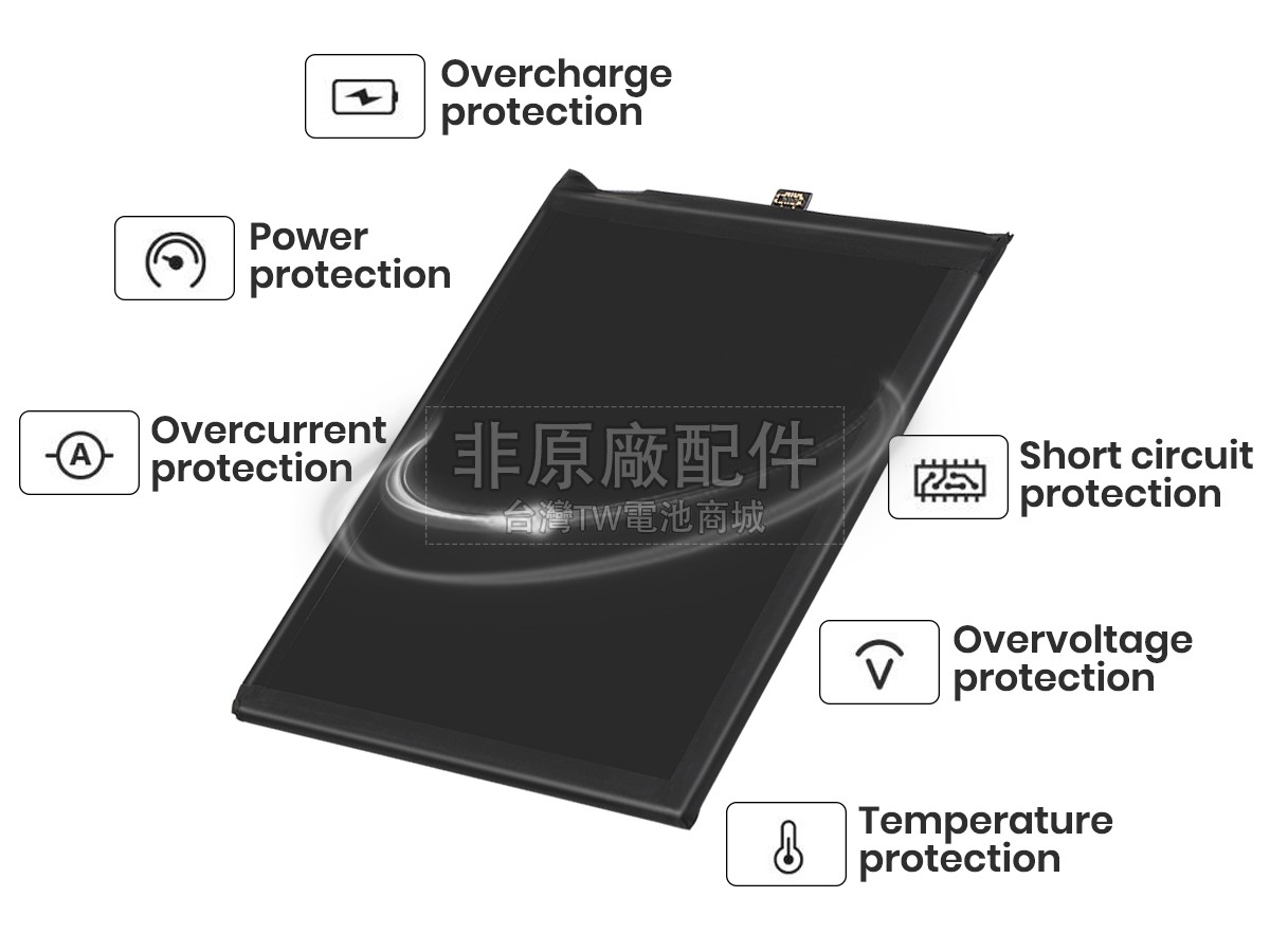 Huawei HB386589ECW副廠電池