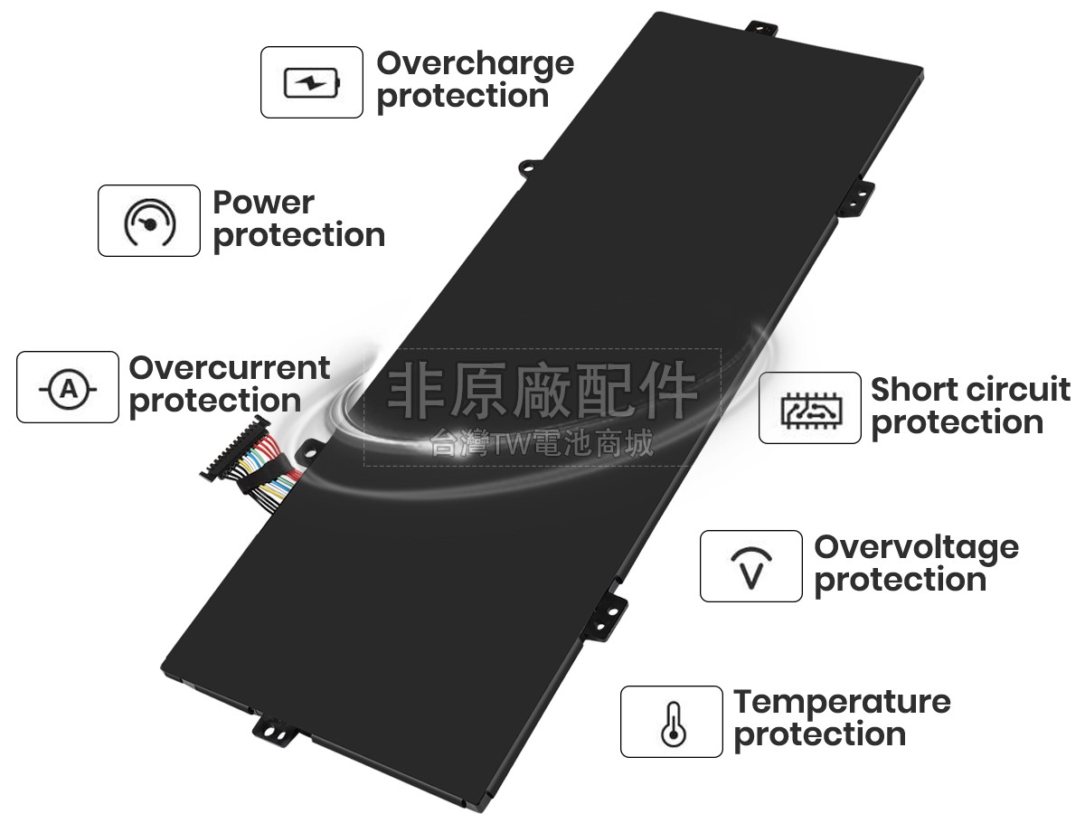 Huawei HB4593R1ECW-22C副廠電池
