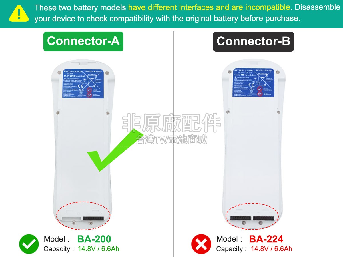 Inogen IO-200副廠電池