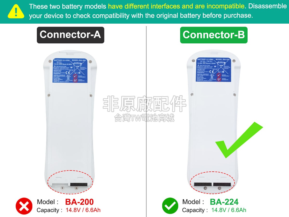 Inogen IO-200副廠電池