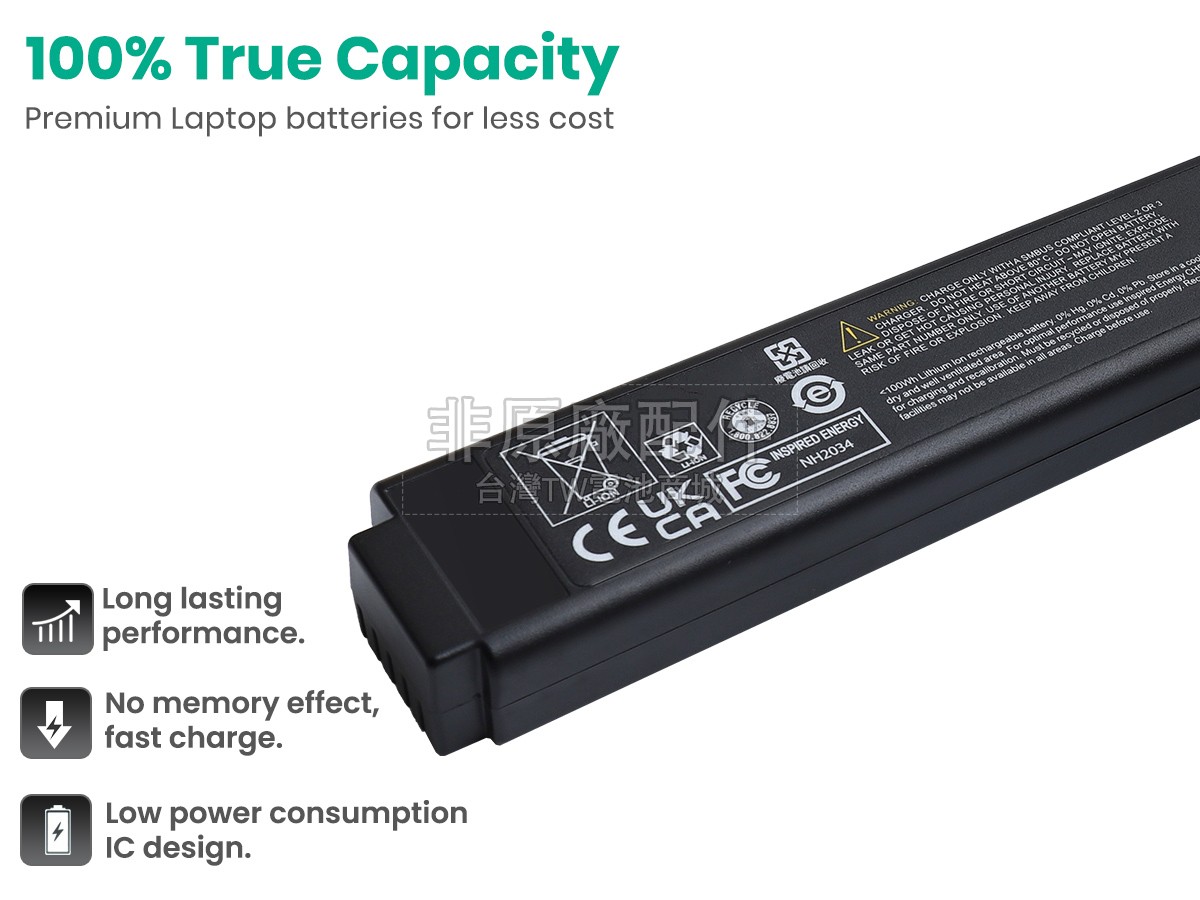 Inspired Energy NH2034HD34副廠電池