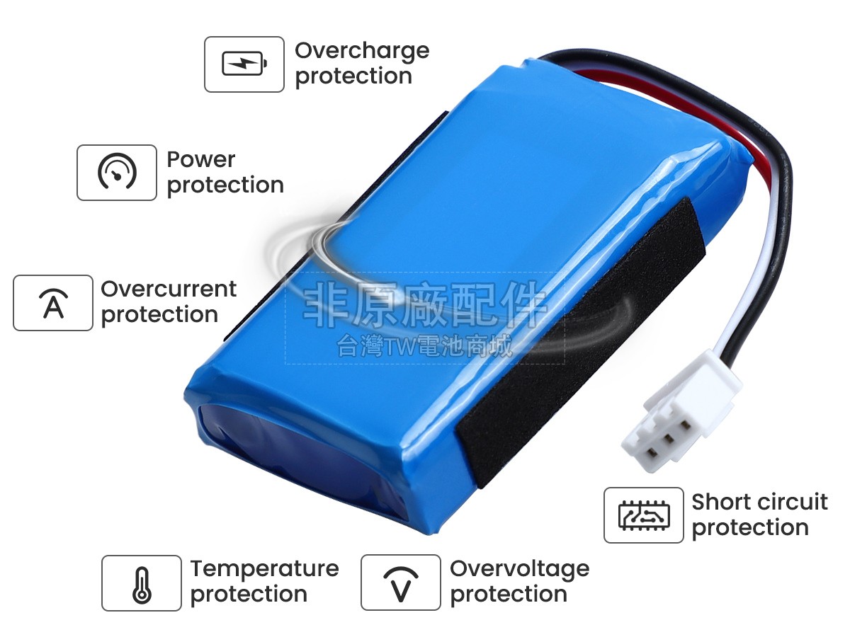 JBL FLIP 2副廠電池