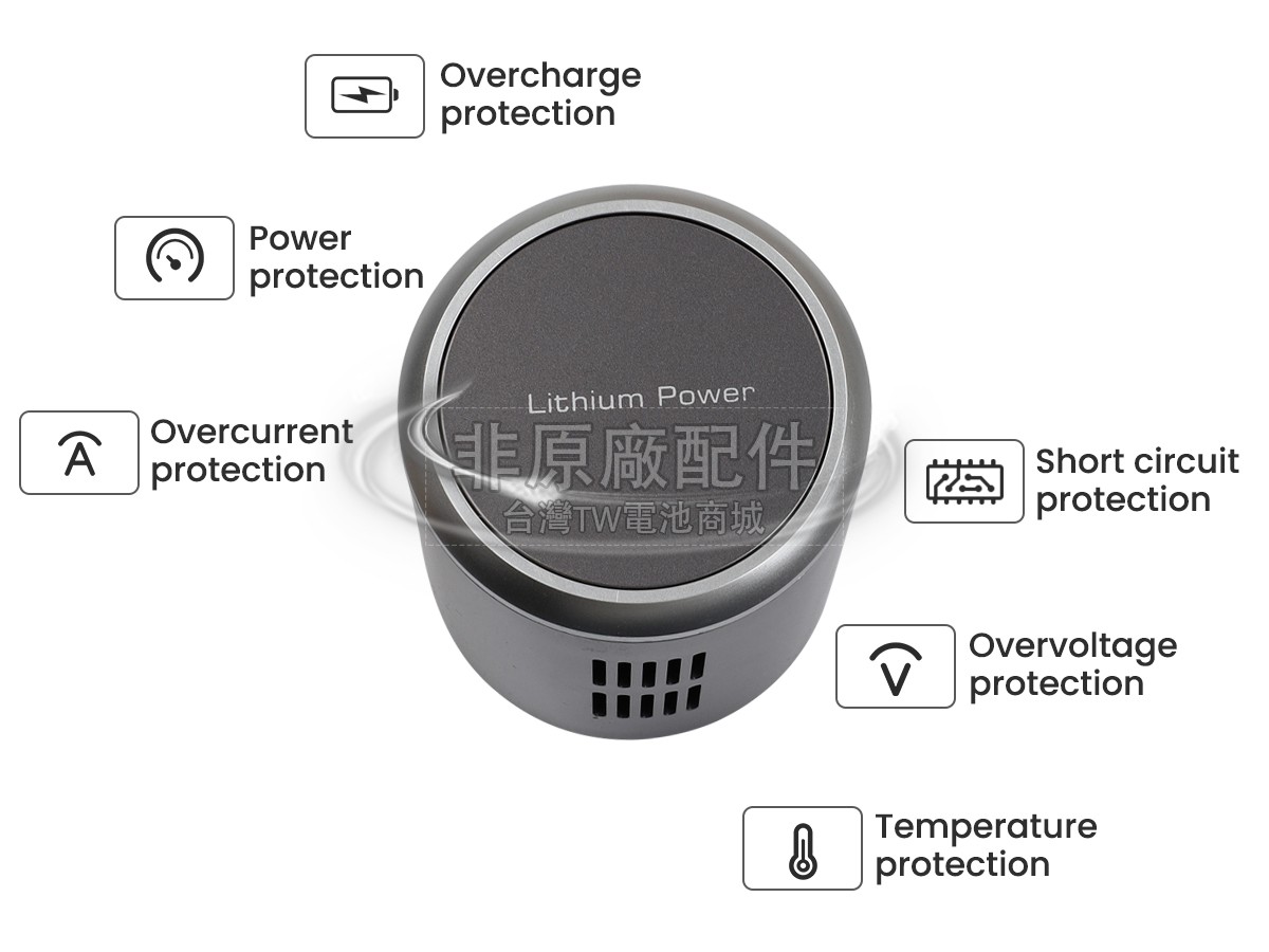 JIMMY H8副廠電池