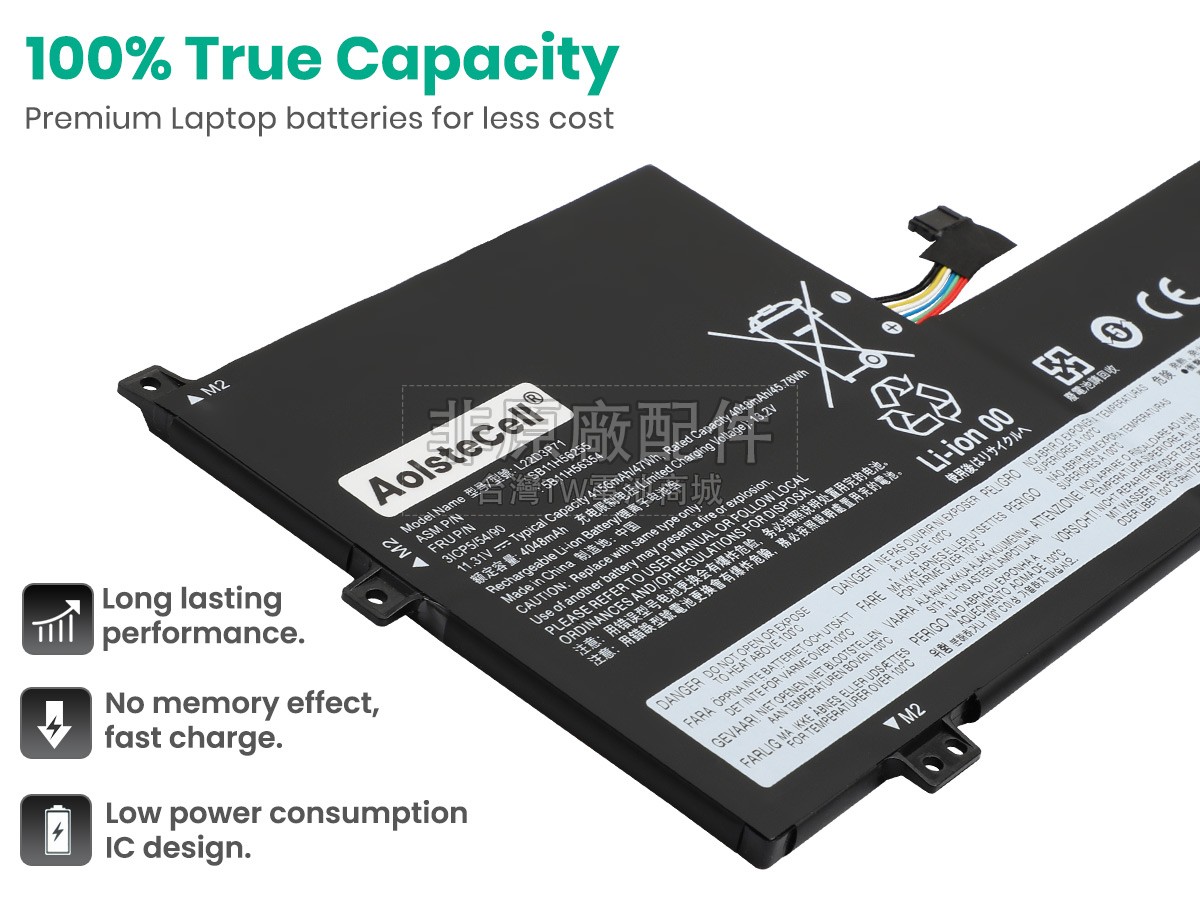 Lenovo 5B11H56352副廠電池