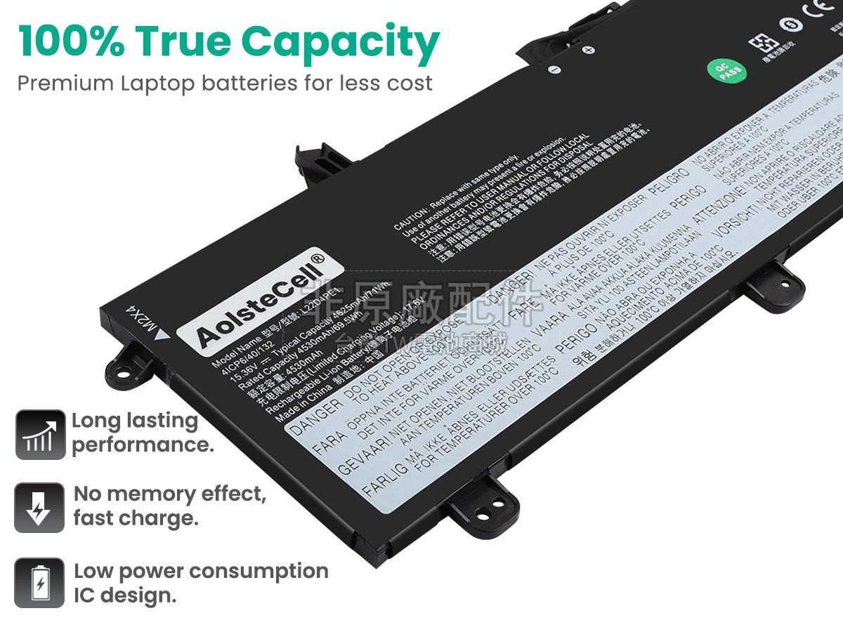 Lenovo L22C4PE1副廠電池