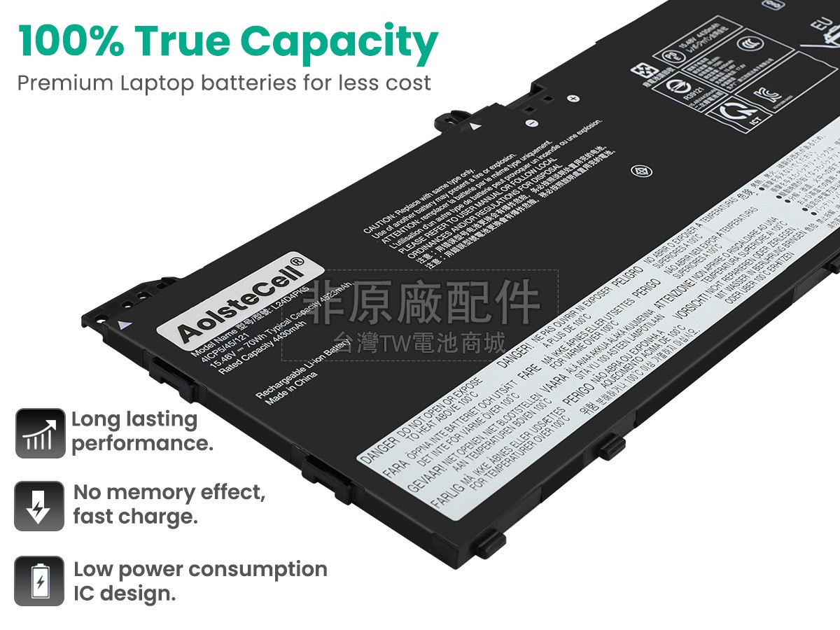 Lenovo 5B11Q02060副廠電池