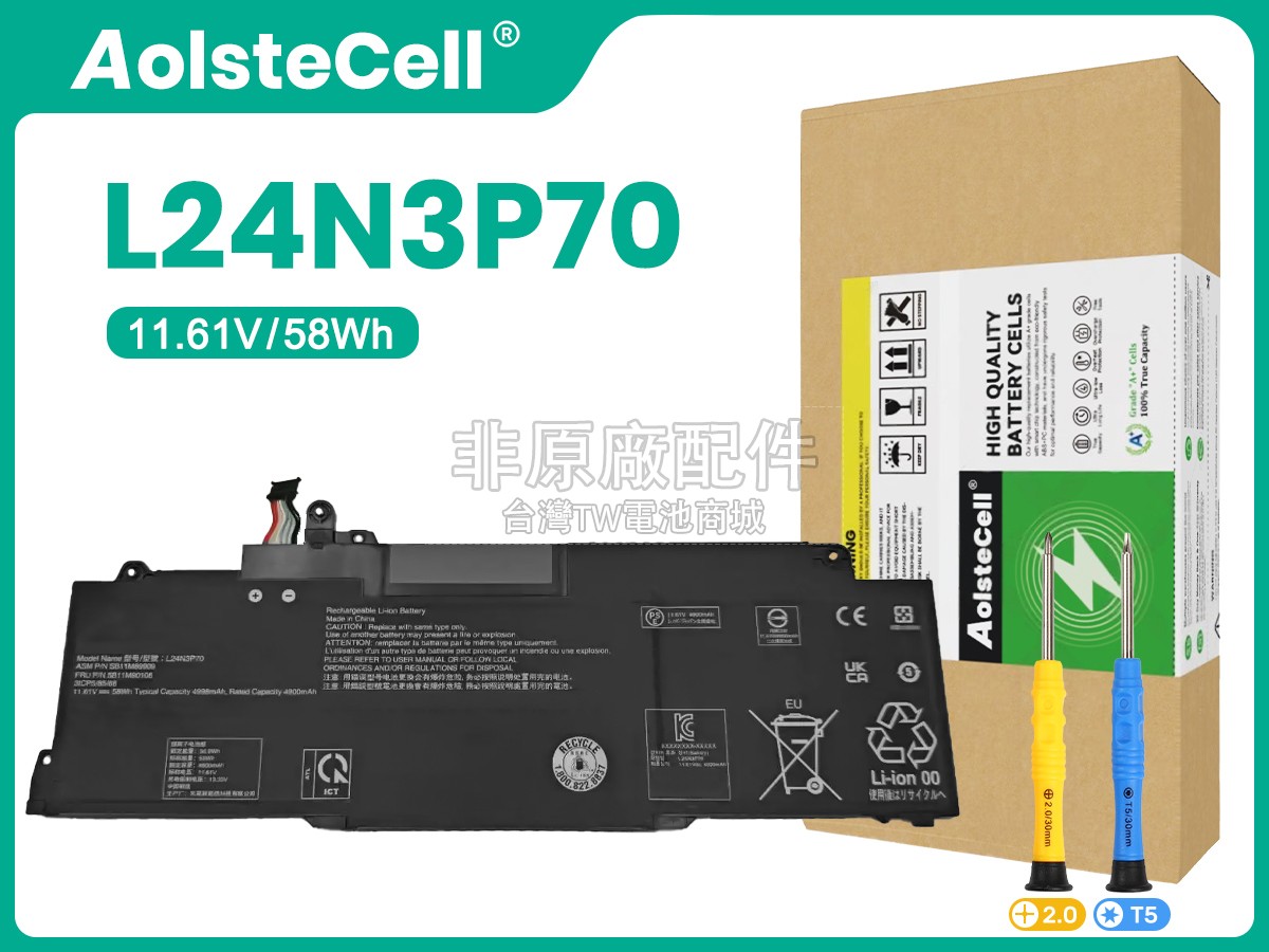 Lenovo ThinkPad T14S 2-IN-1 GEN 1-21R3002TUE副廠電池