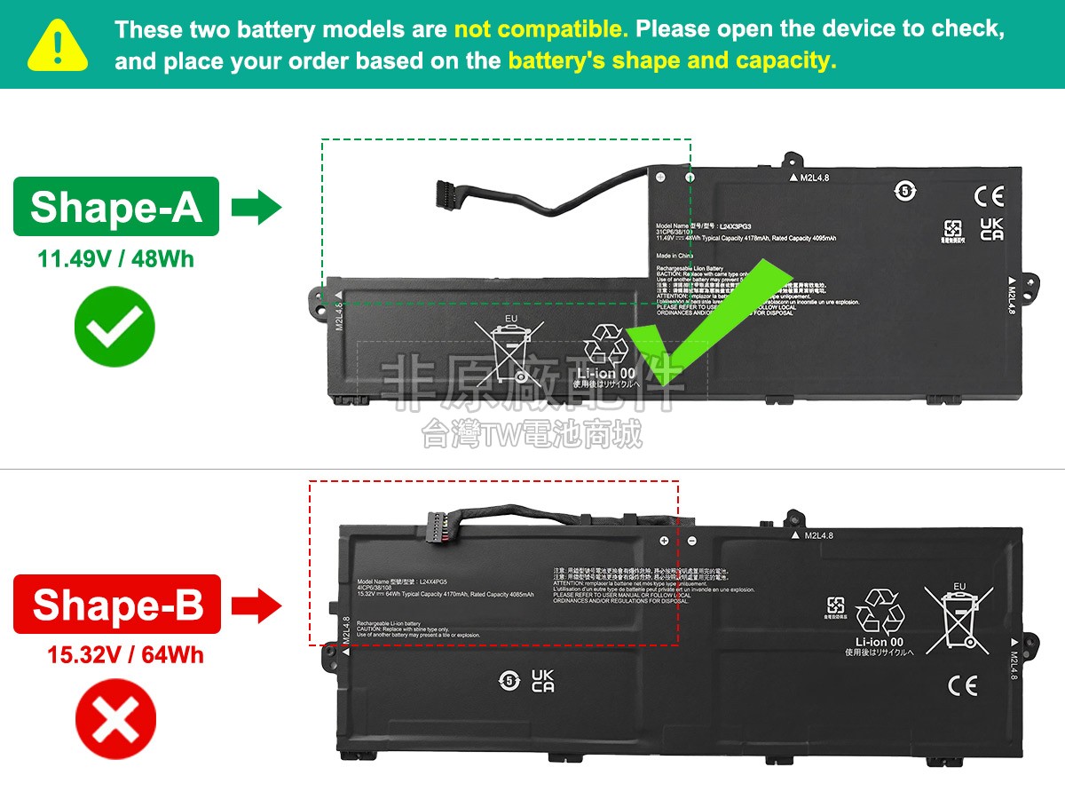 Lenovo ThinkPad E14 GEN 7-21U2002UEQ副廠電池