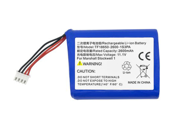 原廠Marshall TF18650-2600-1S3PA筆電電池