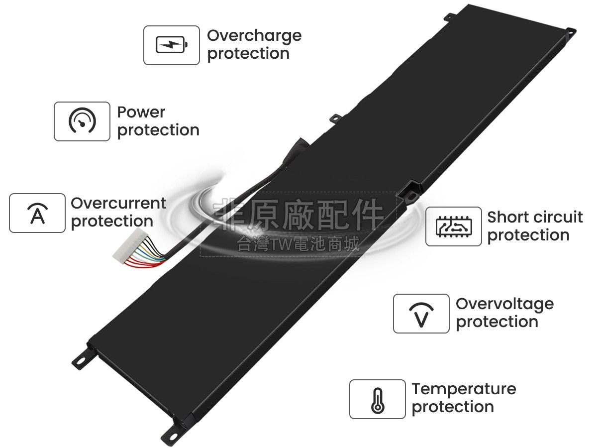 MSI STEALTH GS77 12UHS-080PL副廠電池