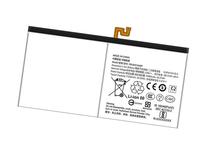 原廠Samsung SM-X906B筆電電池