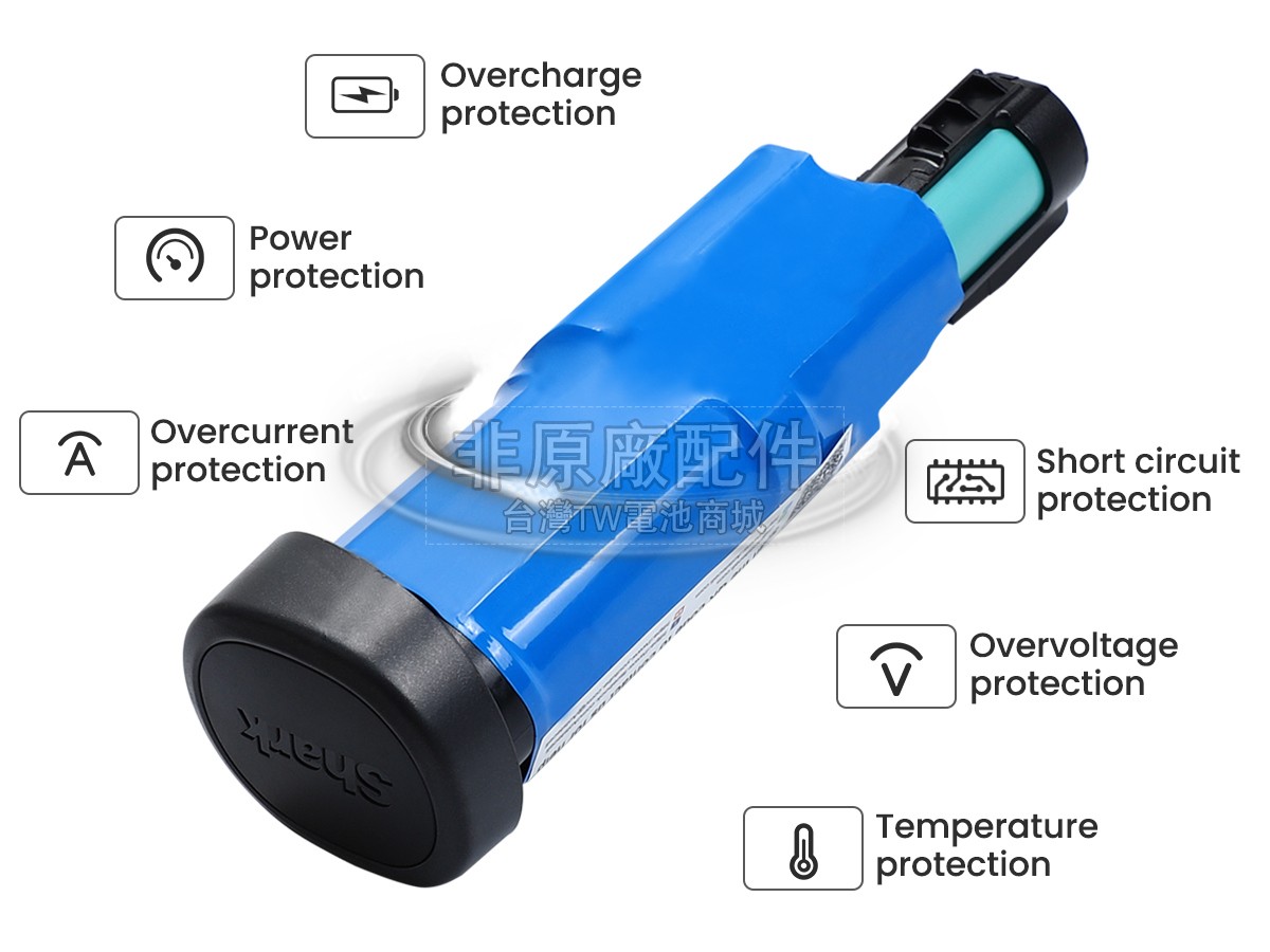 Shark XFBT200CN副廠電池