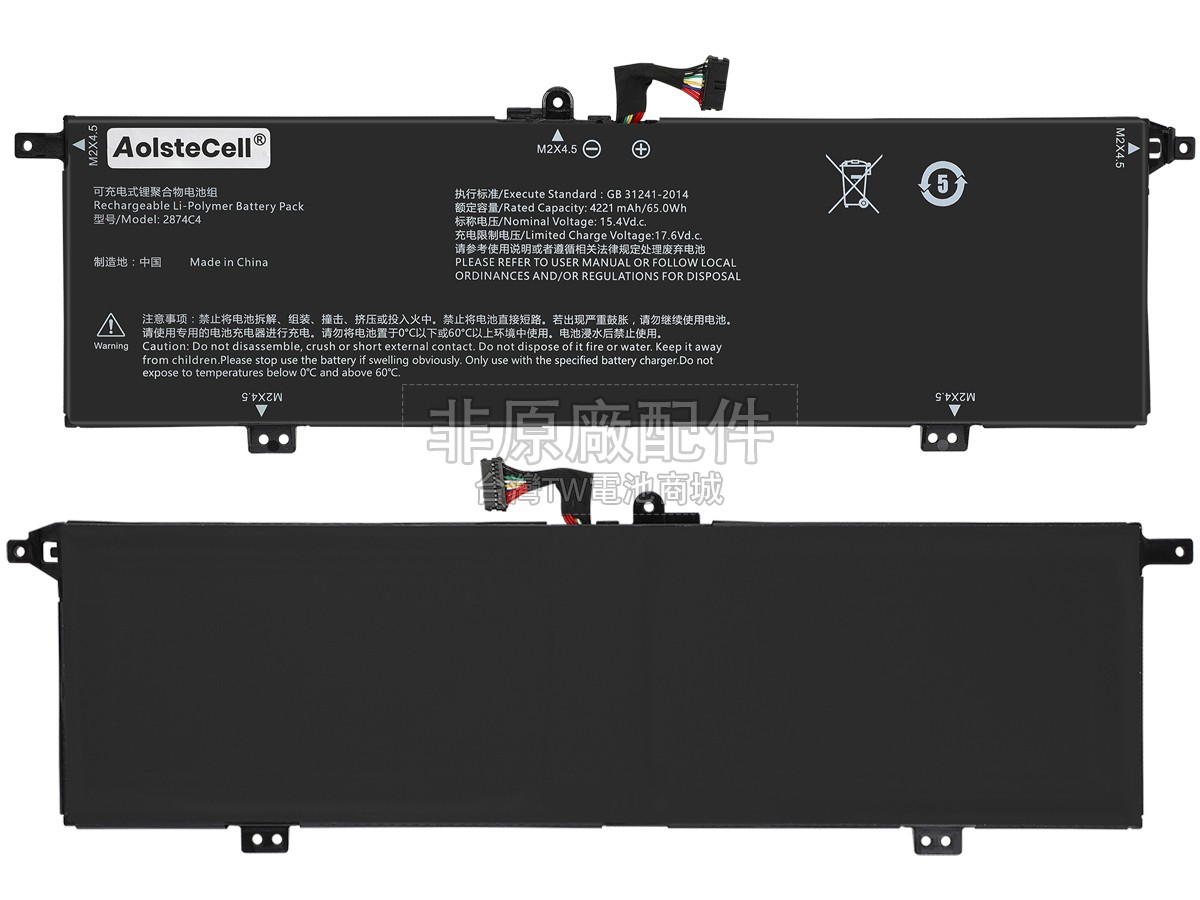 Thunderobot 2874C4副廠電池