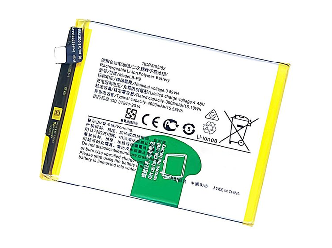 原廠Vivo B-P9筆電電池
