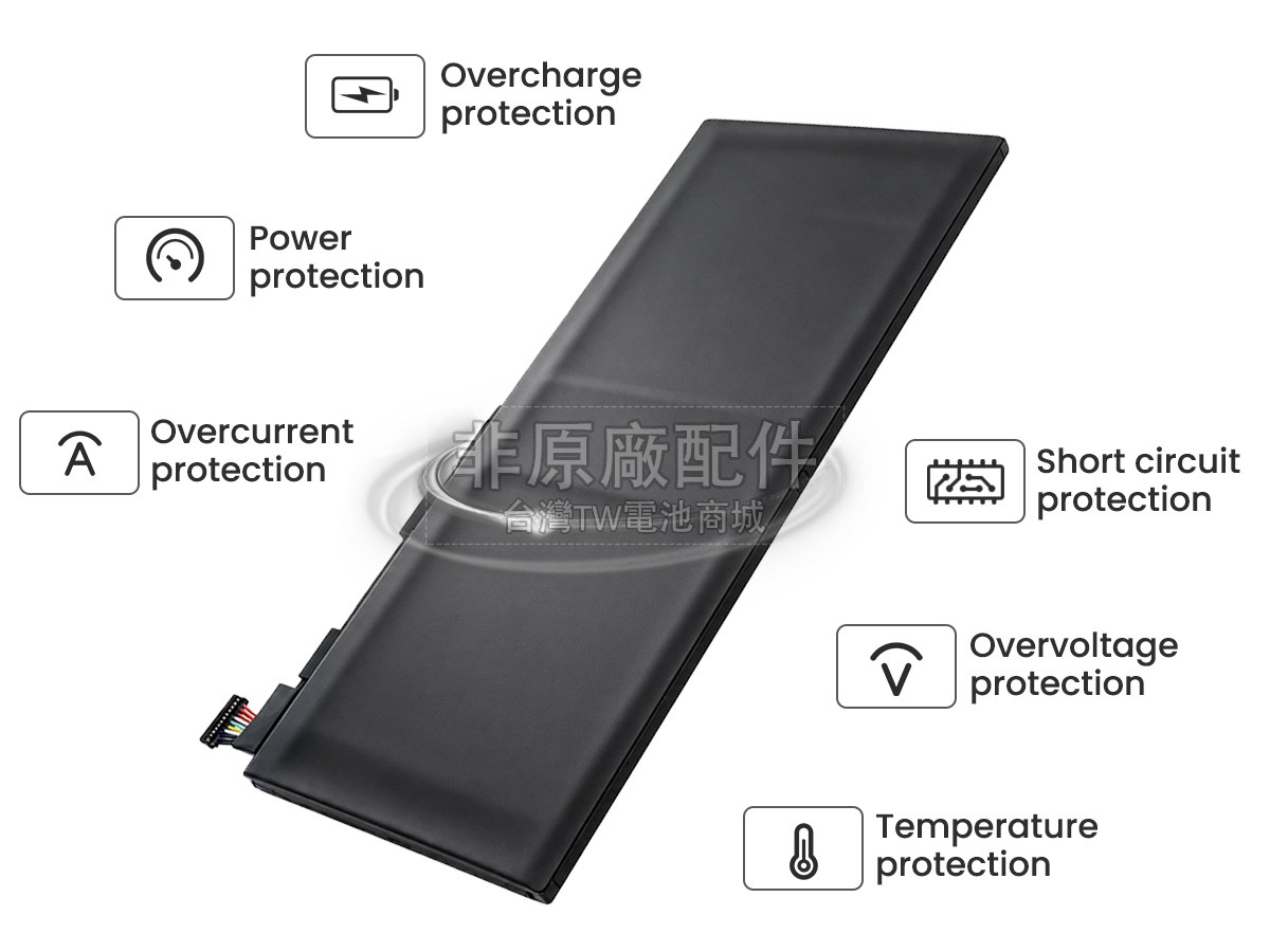 XiaoMi BOOK S 12.4副廠電池