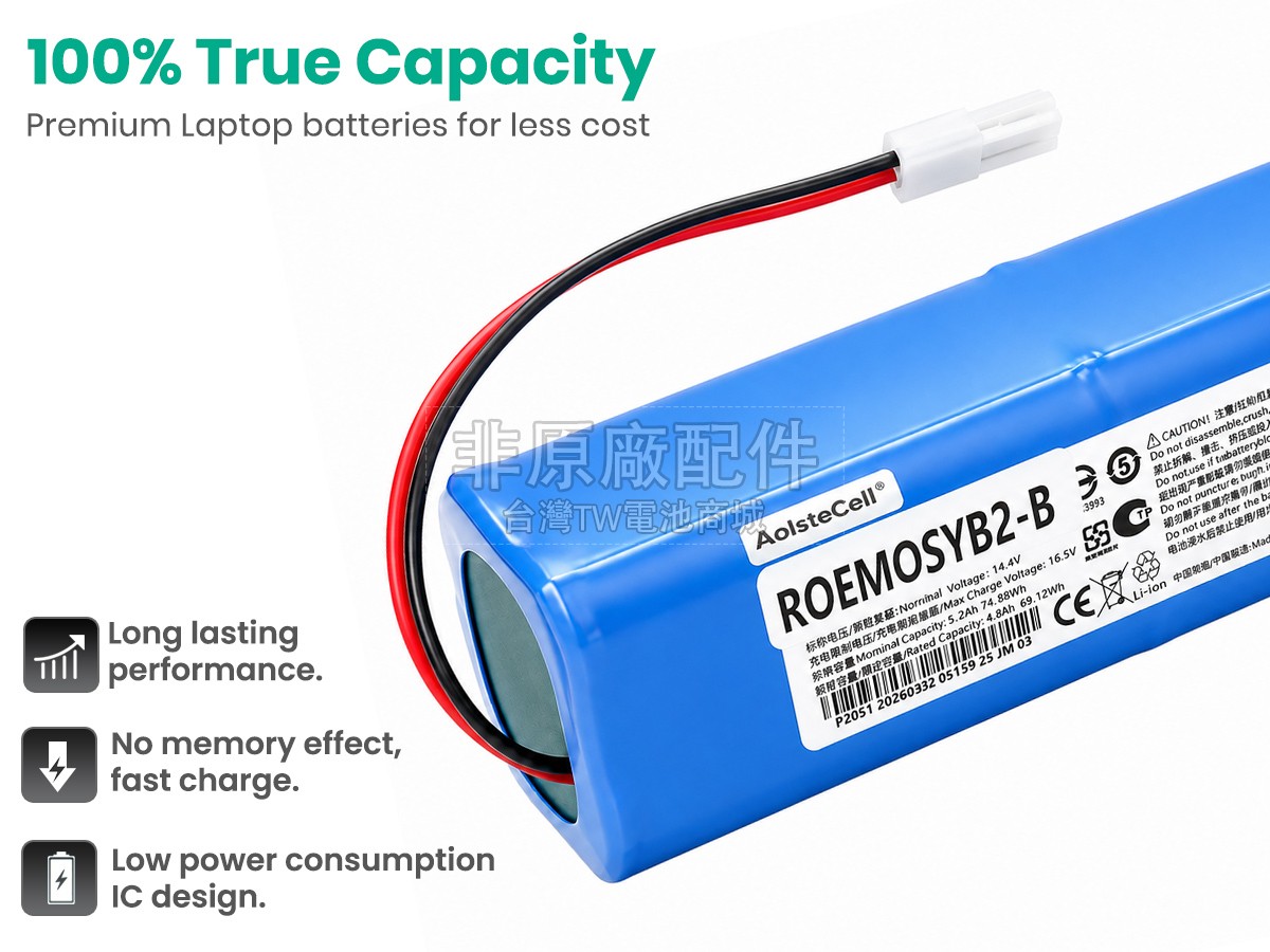 XiaoMi ROEMO SYB2副廠電池