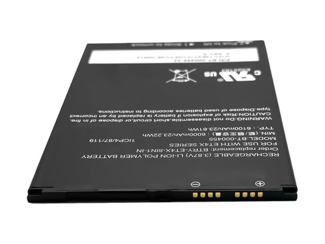 原廠Zebra BT-000455(1ICP4/87/119)筆電電池